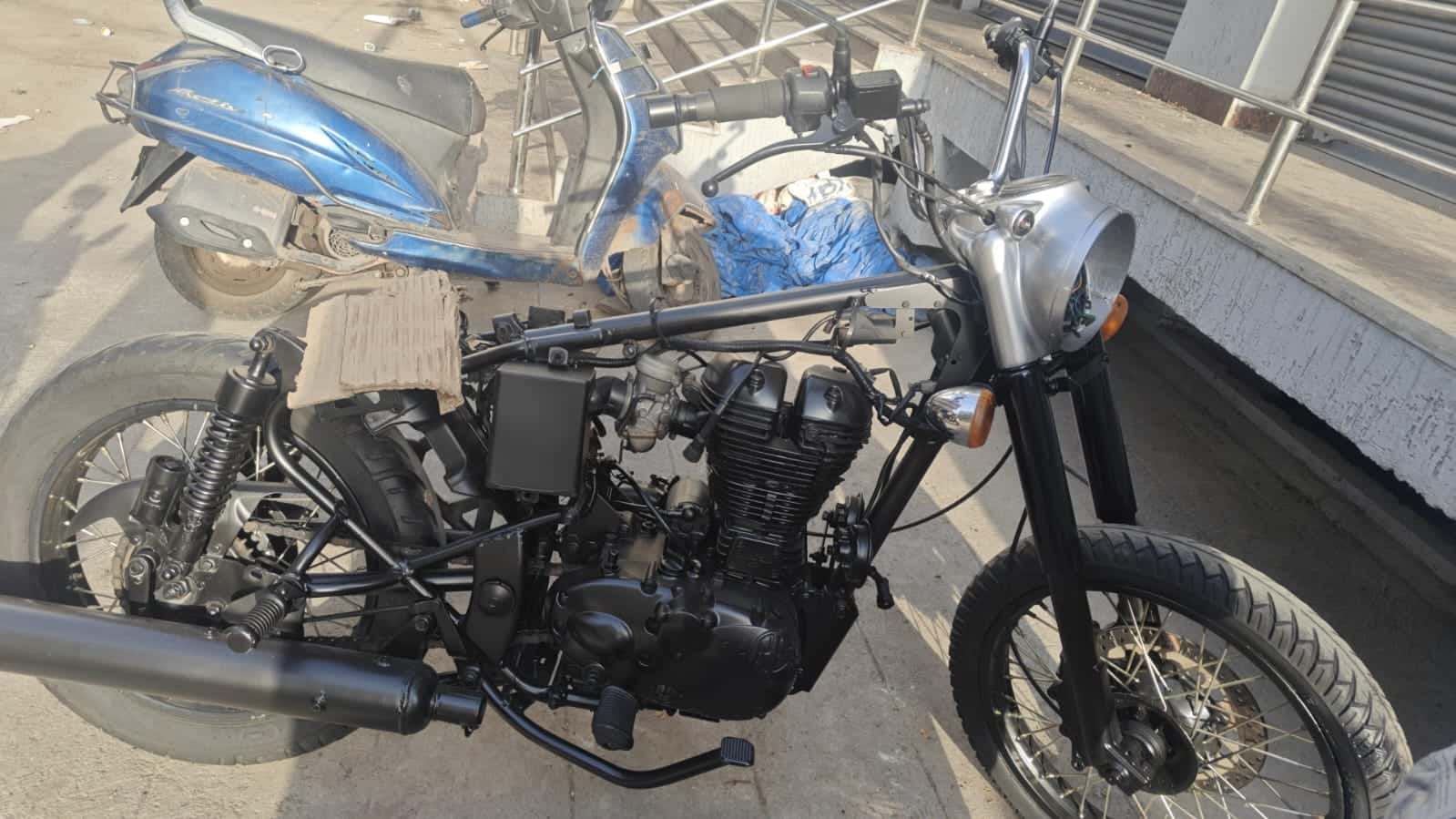 Royal Enfield engine work