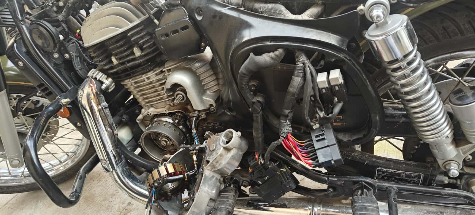 Engine and frame rebuild